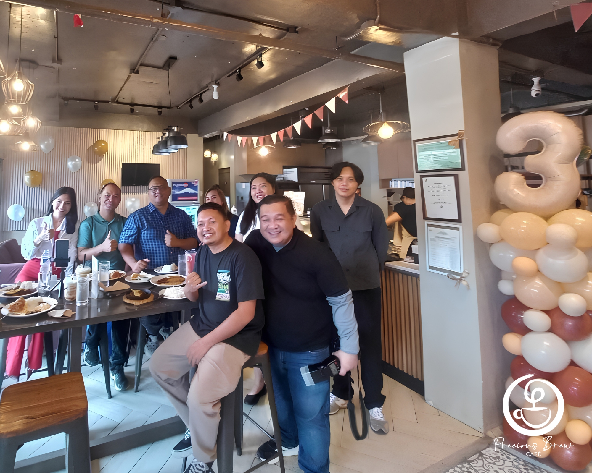 precious brew cafe third year anniversary