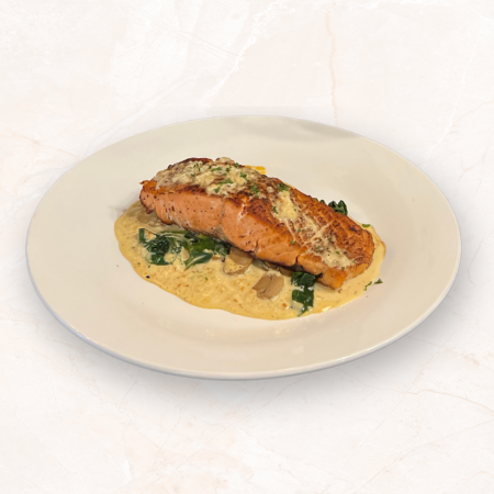 precious brew cafe cajun salmon mushroom
