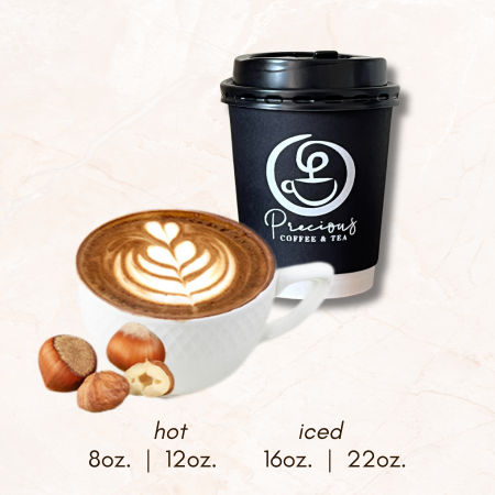 precious brew cafe hazelnut cloud macchiato