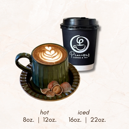 Our Menu pbc drinks espresso hazelnut cloud macchiato