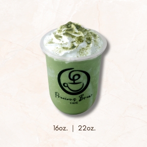 Our Menu pbc drinks frappe matcha