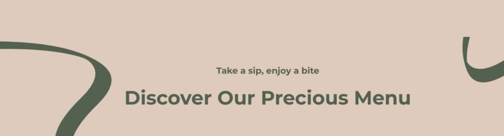 Our Menu pbc website page banner menu